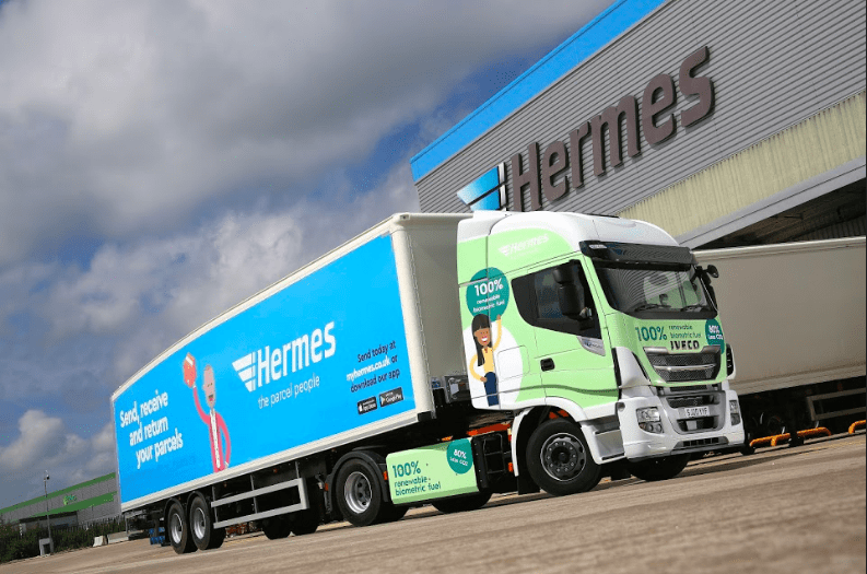 Hermes takes delivery of a further seven IVECO Stralis NP trucks after reducing fuel costs and emissions